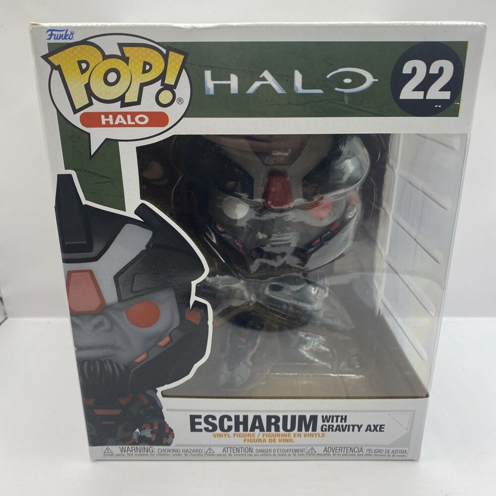 Funko Pop! Escharum with Gravity Axe 22 Halo Infinite Deluxe Video Game Vinyl